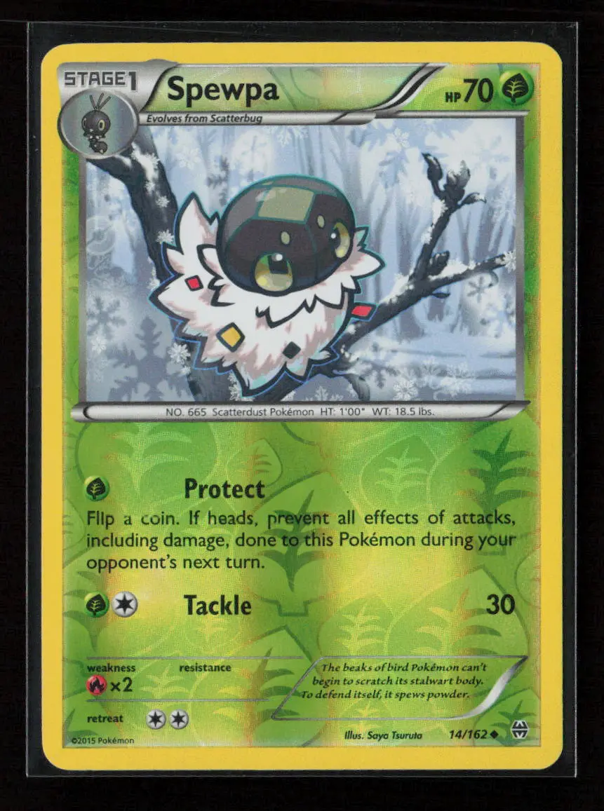Spewpa Uncommon Xy - Breakthrough 14/162 Lp 1