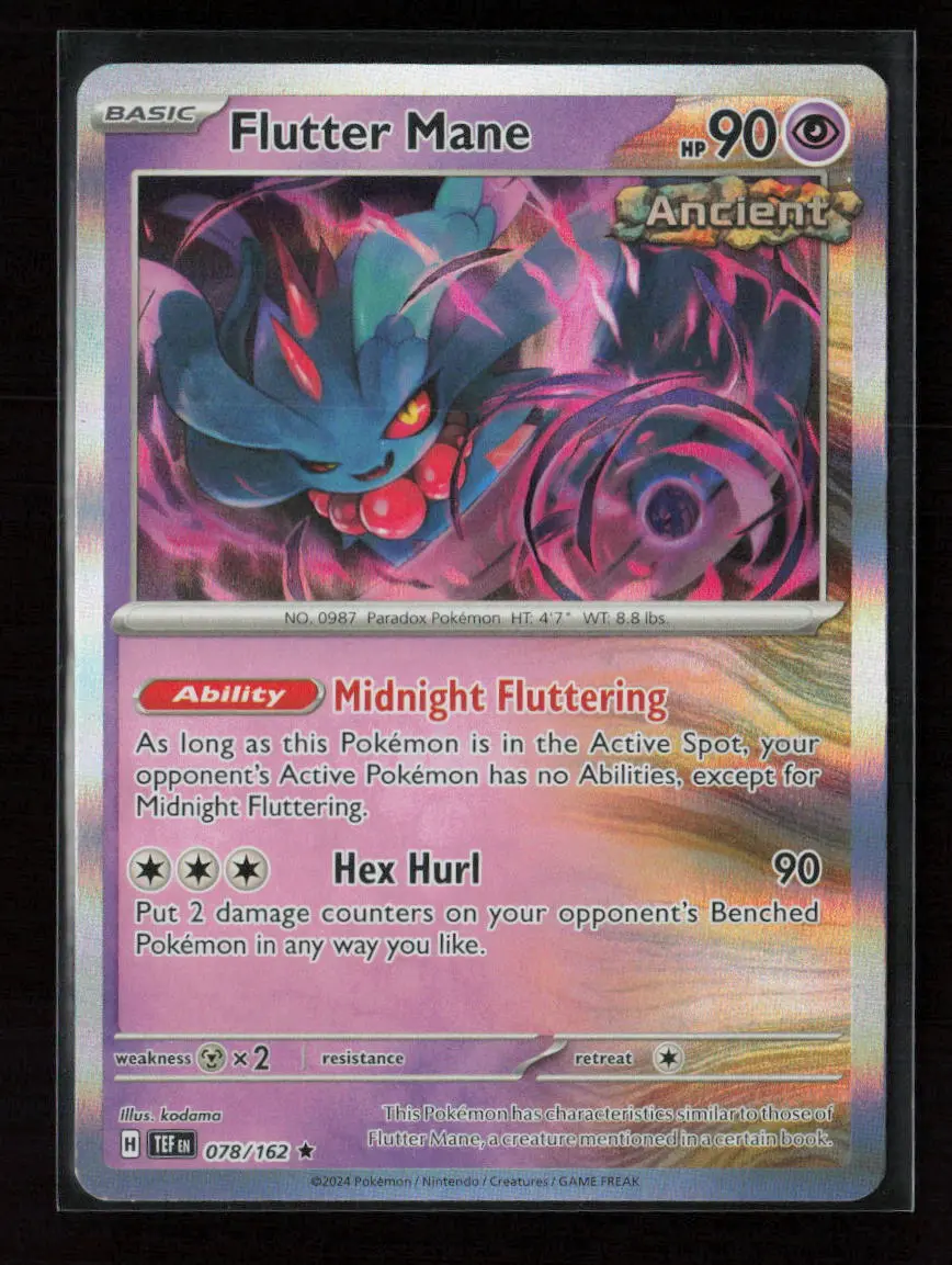 Flutter Mane Rare Sv05: Temporal Forces 078/162 Nm 1