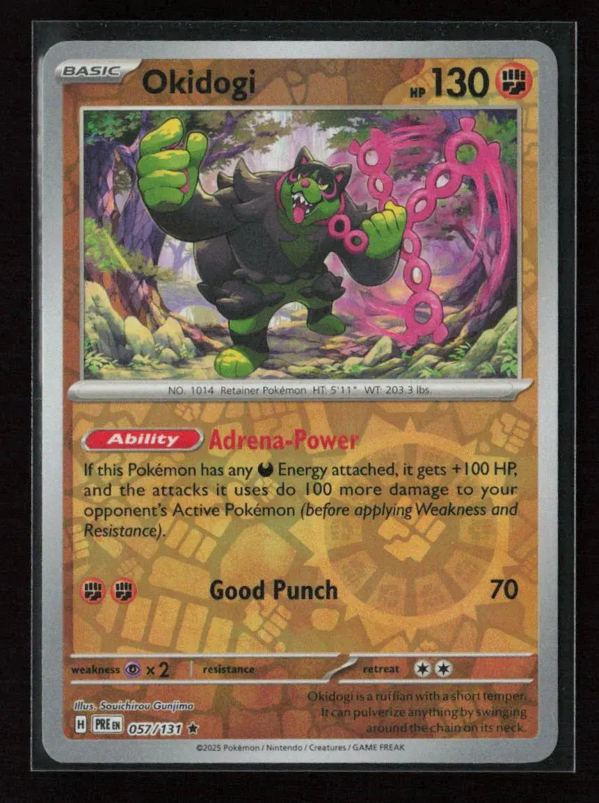 Okidogi Rare Sv: Prismatic Evolutions 057/131 Nm 1