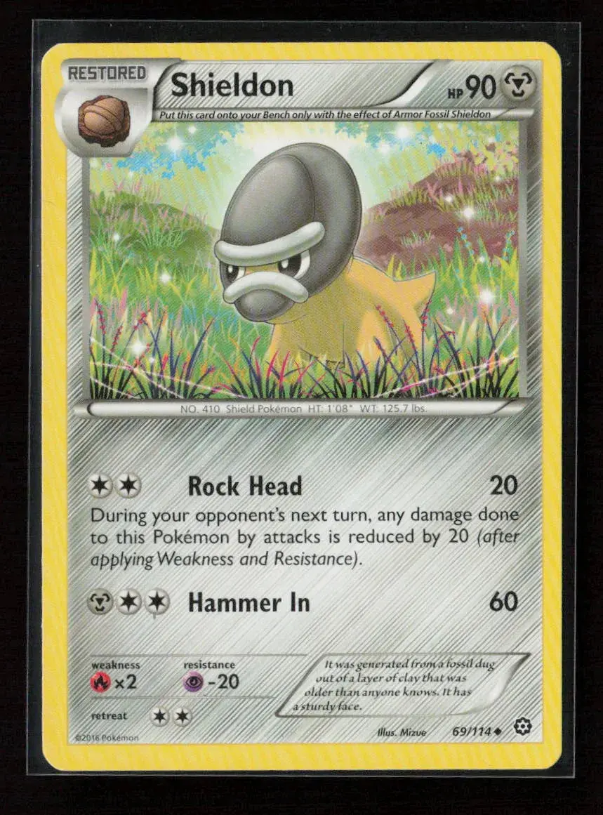 Shieldon Uncommon Xy - Steam Siege 69/114 Nm 1