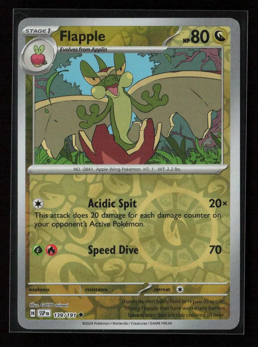 Flapple - Uncommon Sv08: Surging Sparks 139/191 Nm 1