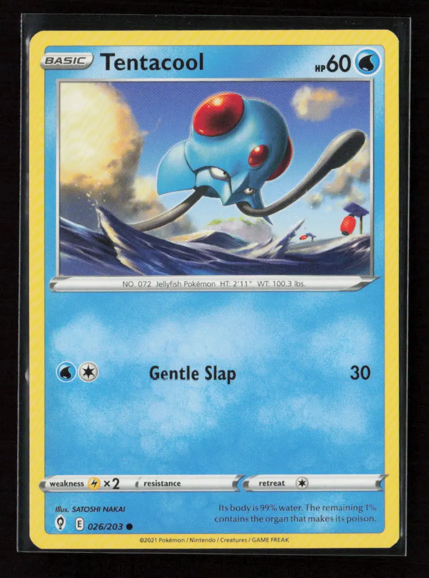 Tentacool Common Swsh07: Evolving Skies 026/203 Lp 1