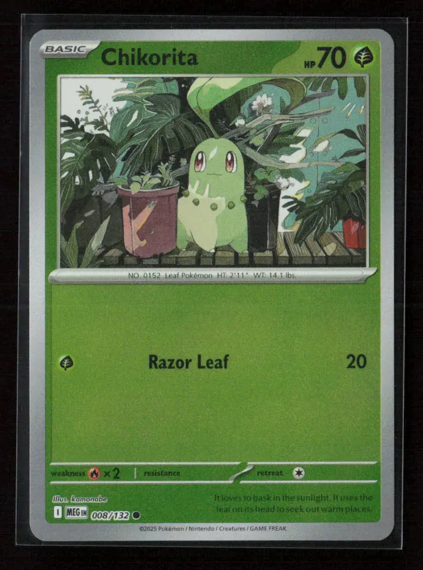 Chikorita Common Me01: Mega Evolution 008/132 Nm 1