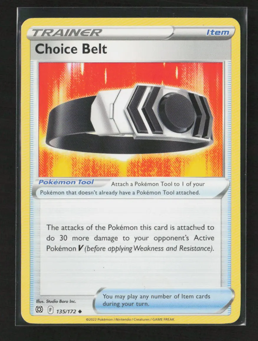 Choice Belt Uncommon Swsh09: Brilliant Stars 135/172 Lp 1