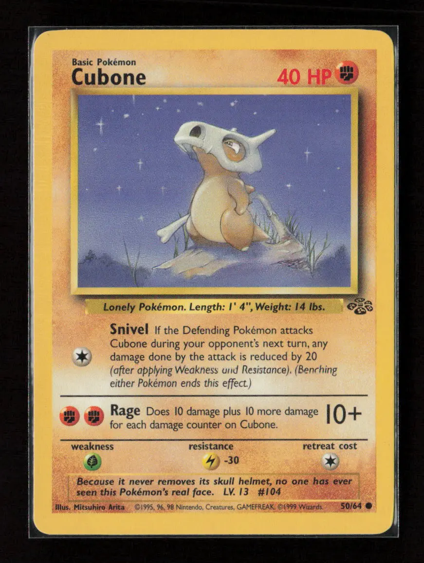 Cubone Common Jungle 50/64 Lp 1