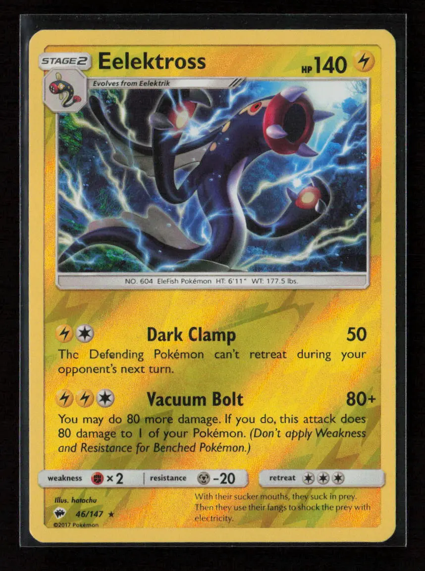 Eelektross Rare Sm - Burning Shadows 46/147 Nm 1