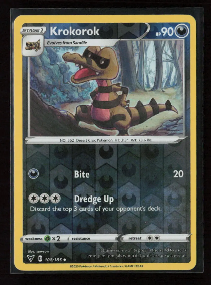 Krokorok Uncommon Swsh04: Vivid Voltage 108/185 Nm 1