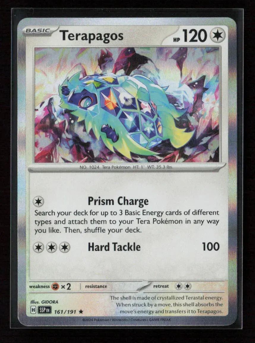 Terapagos Rare Sv08: Surging Sparks 161/191 Nm 1