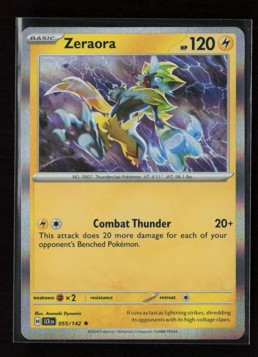 Zeraora - Rare Sv07: Stellar Crown 055/142 Nm 1