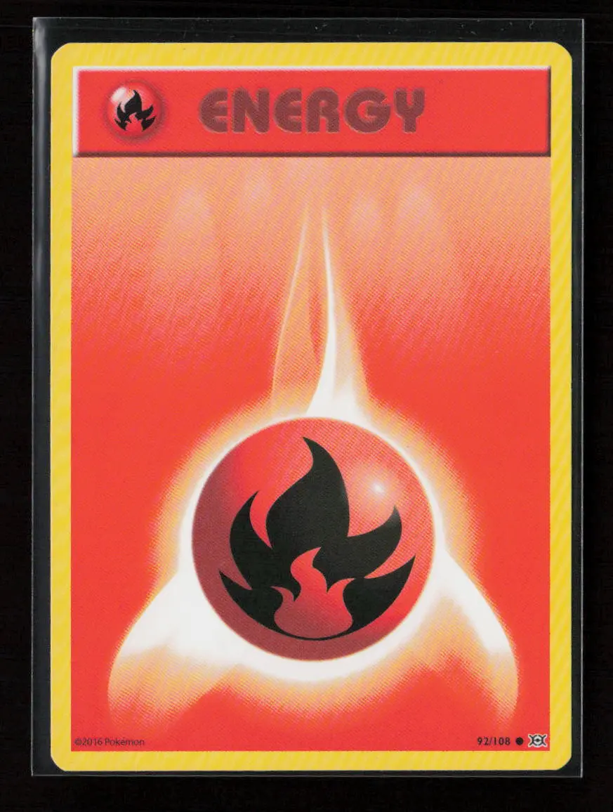 Fire Energy Common Xy - Evolutions 92/108 Lp 1