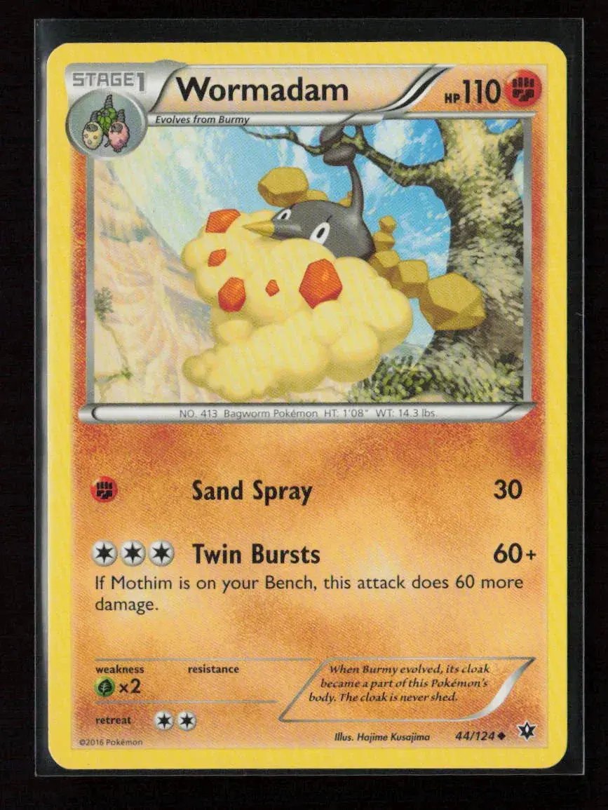Wormadam (44) Uncommon Xy - Fates Collide 44/124 Nm 1