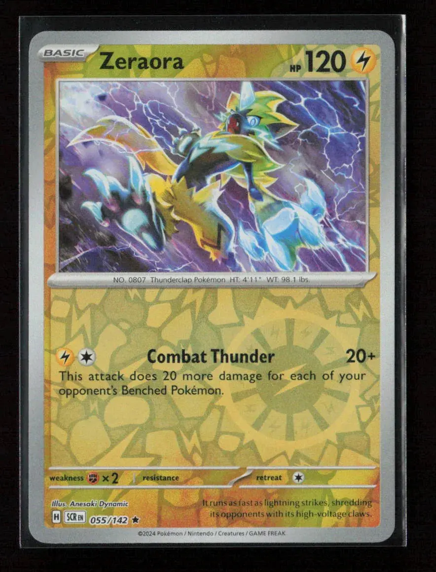 Zeraora - Rare Sv07: Stellar Crown 055/142 Nm 1