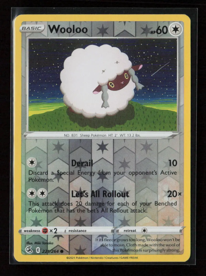 Wooloo (221) Common Swsh08: Fusion Strike 221/264 Nm 1