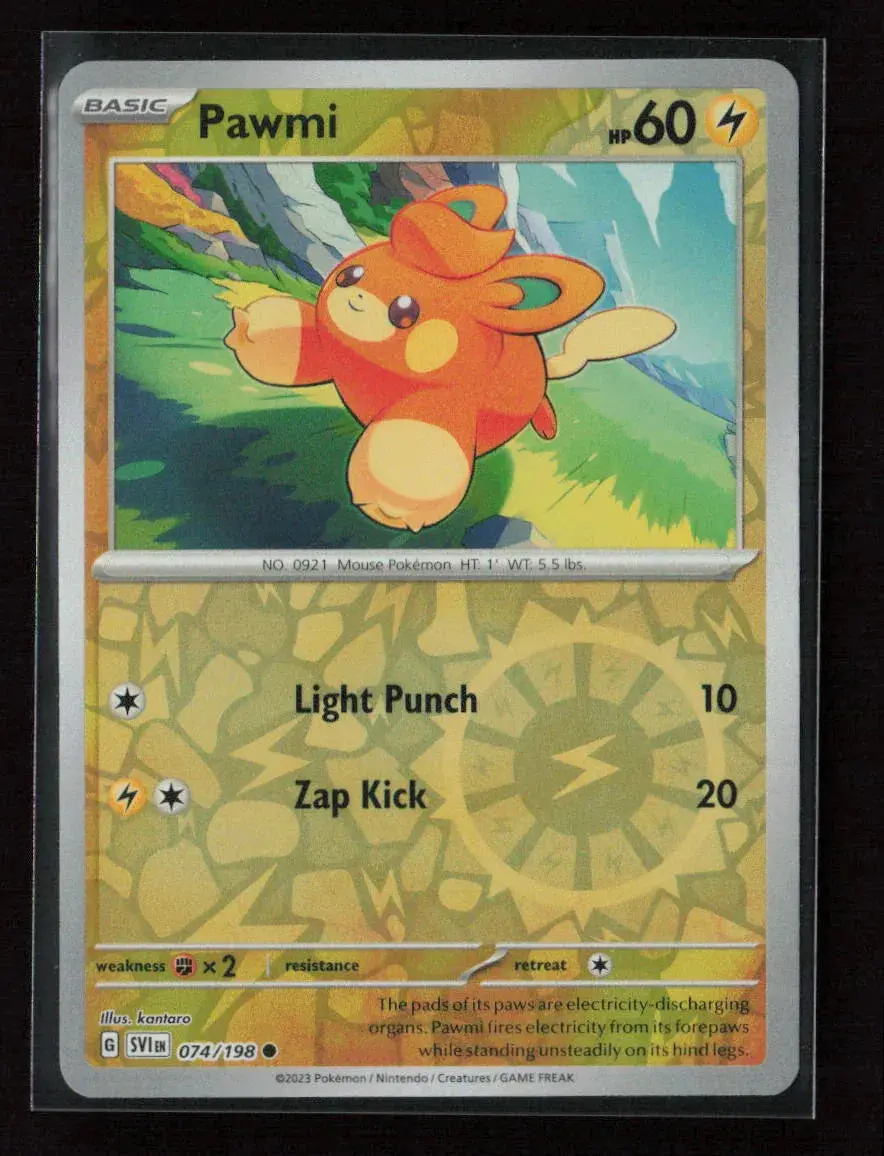 Pawmi - Common Sv01: Scarlet & Violet Base Set 074/198 Nm 1