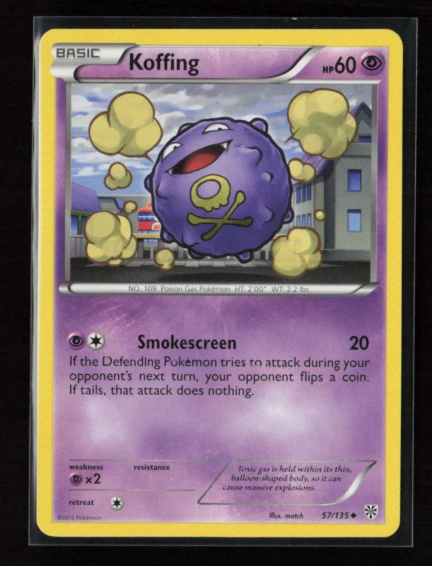 Koffing (57) Uncommon Plasma Storm 57/135 Lp 1