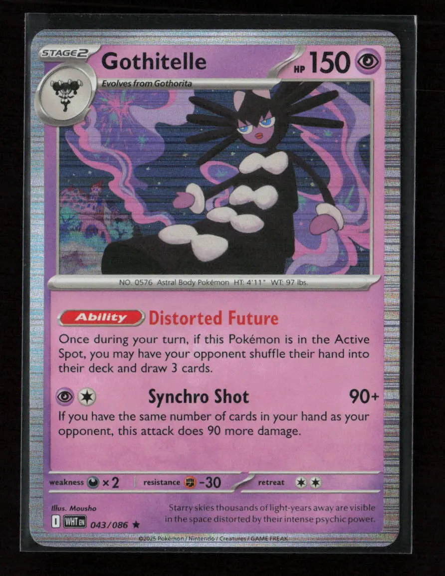 Gothitelle Rare Sv: White Flare 043/086 Nm 1