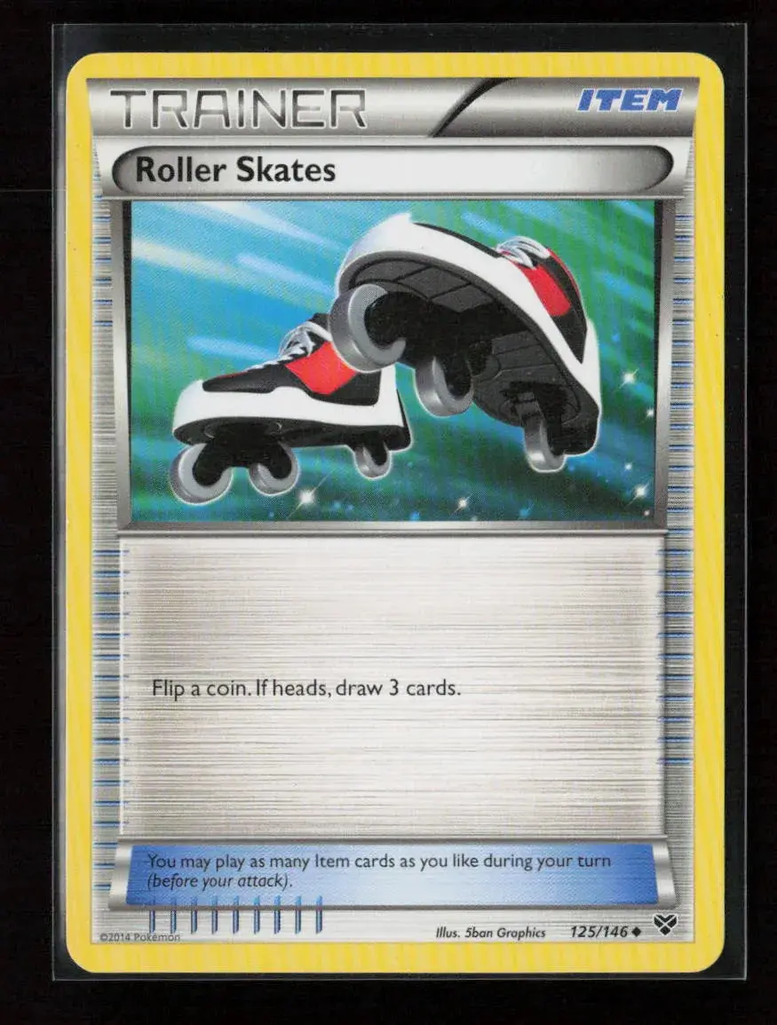 Roller Skates Uncommon Xy Base Set 125/146 Lp 1