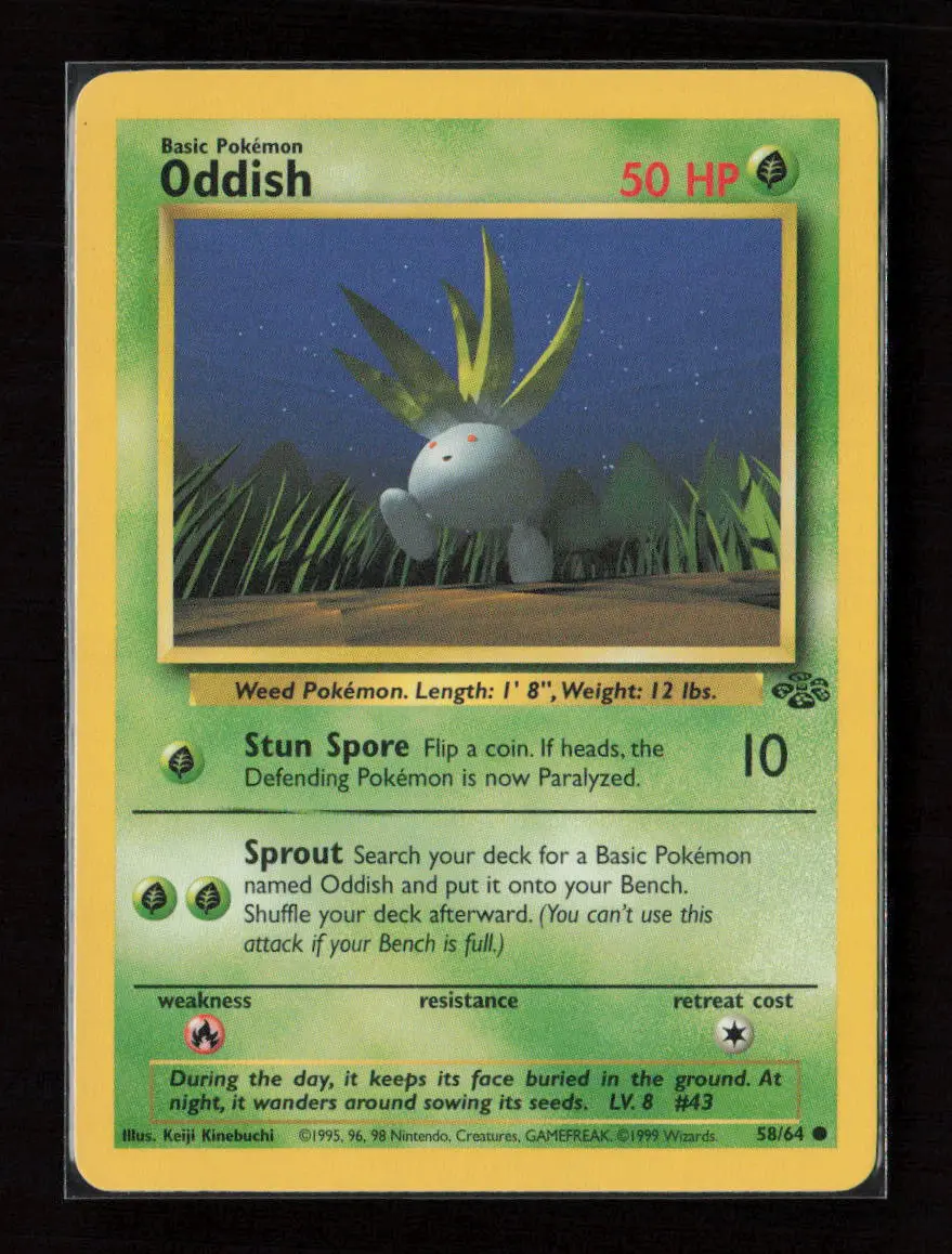 Oddish Common Jungle 58/64 Lp 1