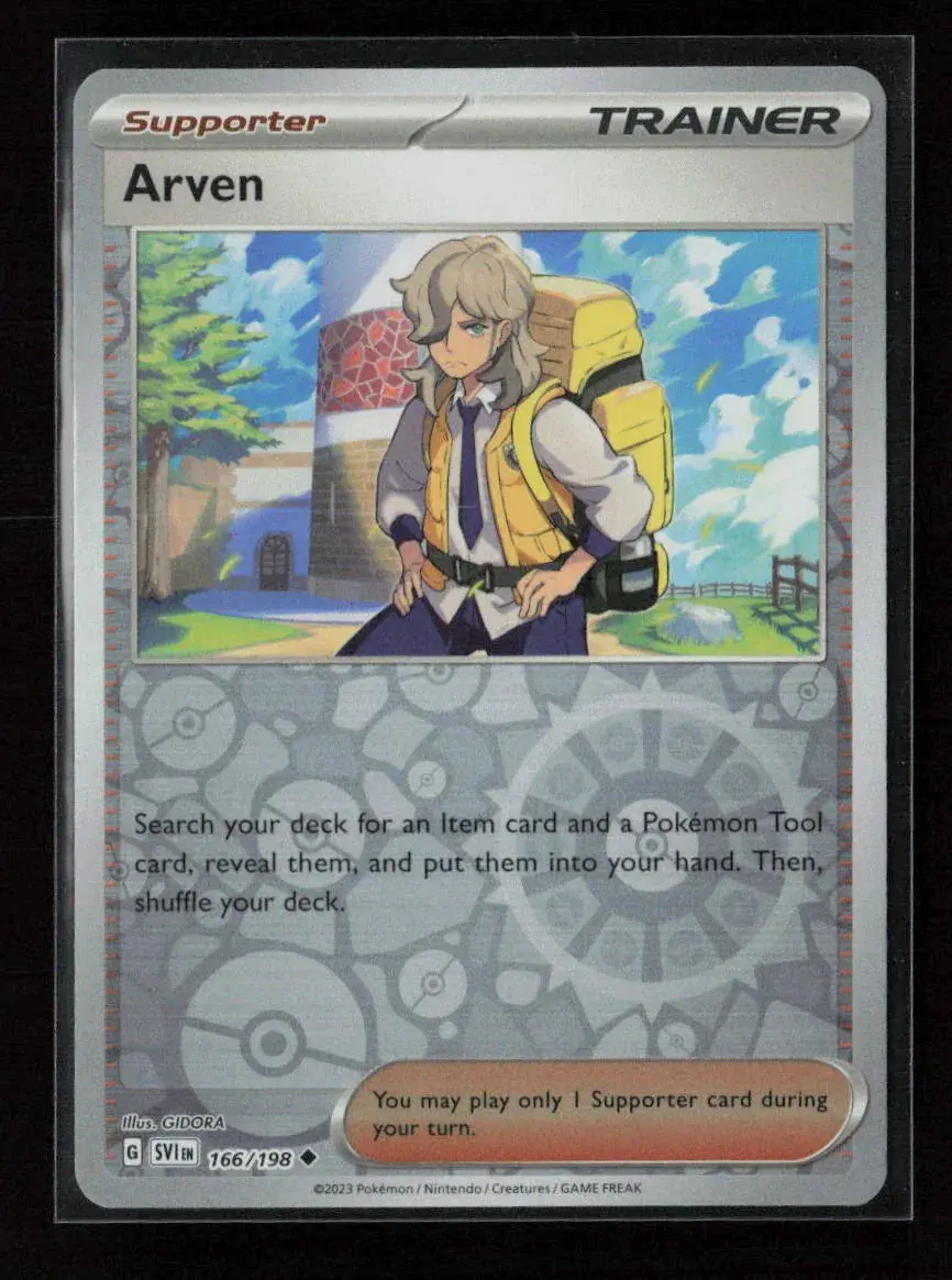 Arven - Uncommon Sv01: Scarlet & Violet Base Set 166/198 Nm 1