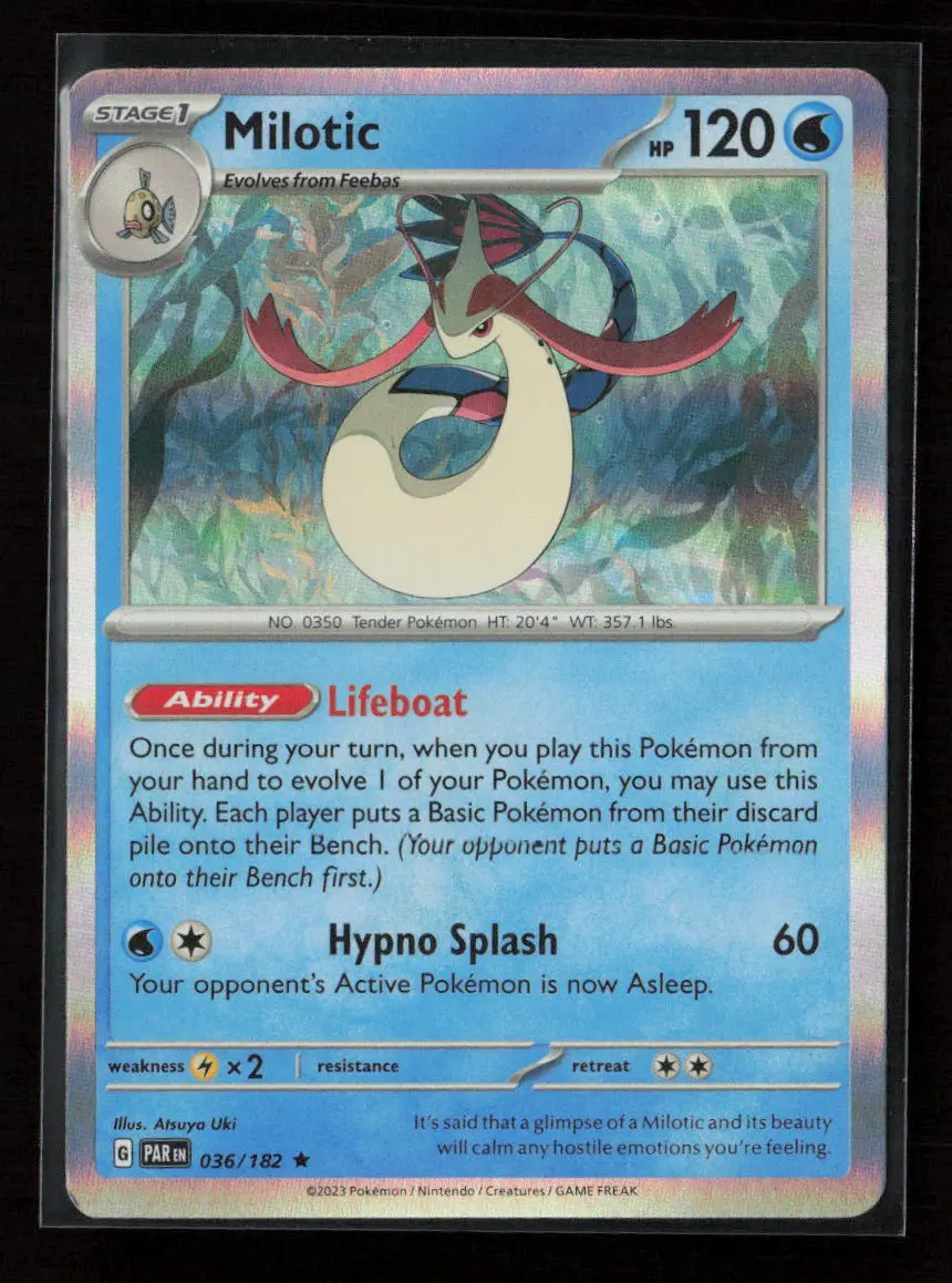 Milotic Rare Sv04: Paradox Rift 036/182 Nm 1