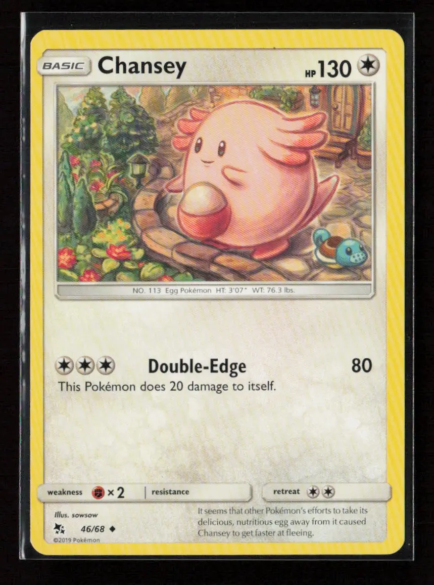 Chansey Uncommon Hidden Fates 46/68 Lp 1