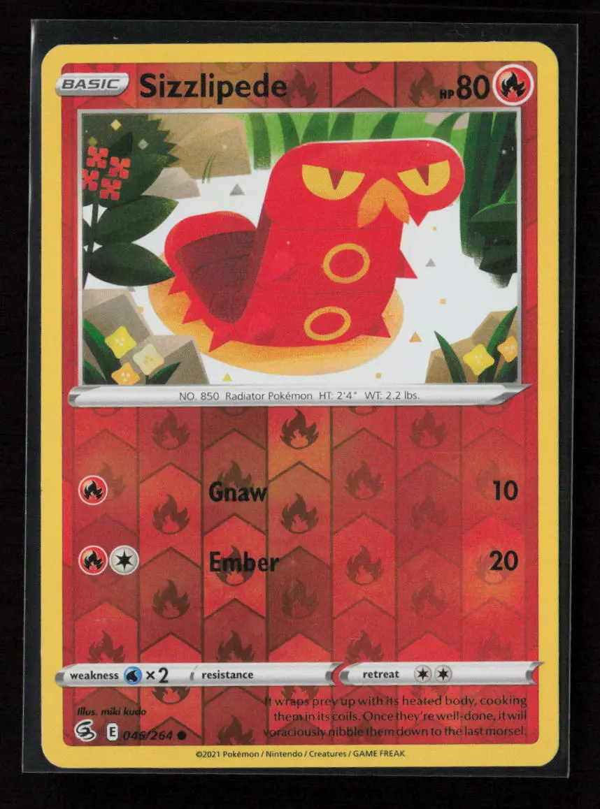Sizzlipede (46) Common Swsh08: Fusion Strike 046/264 Nm 1