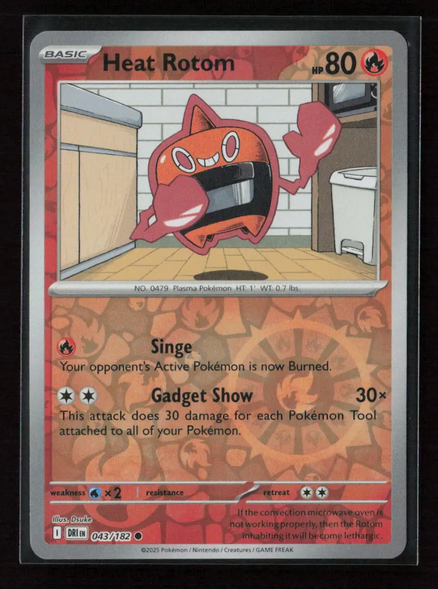 Heat Rotom Common Sv10: Destined Rivals 043/182 Nm 1
