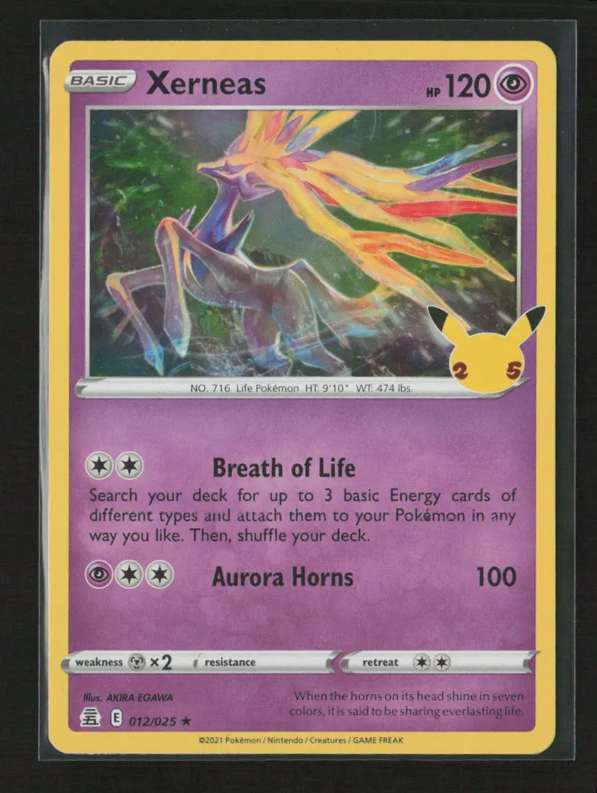 Xerneas Holo Rare Celebrations 012/025 Nm 1
