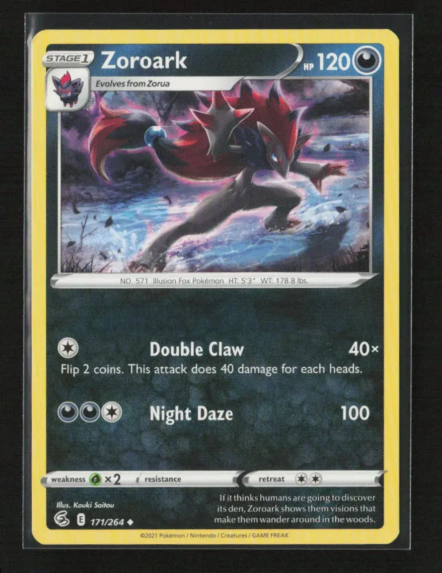 Zoroark Uncommon Swsh08: Fusion Strike 171/264 Nm 1
