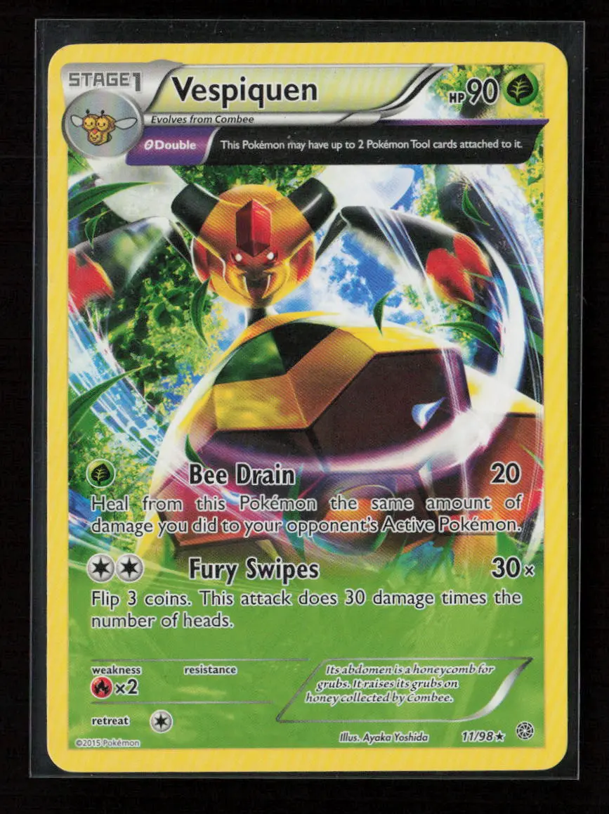 Vespiquen (11) Rare Xy - Ancient Origins 11/98 Mp 1