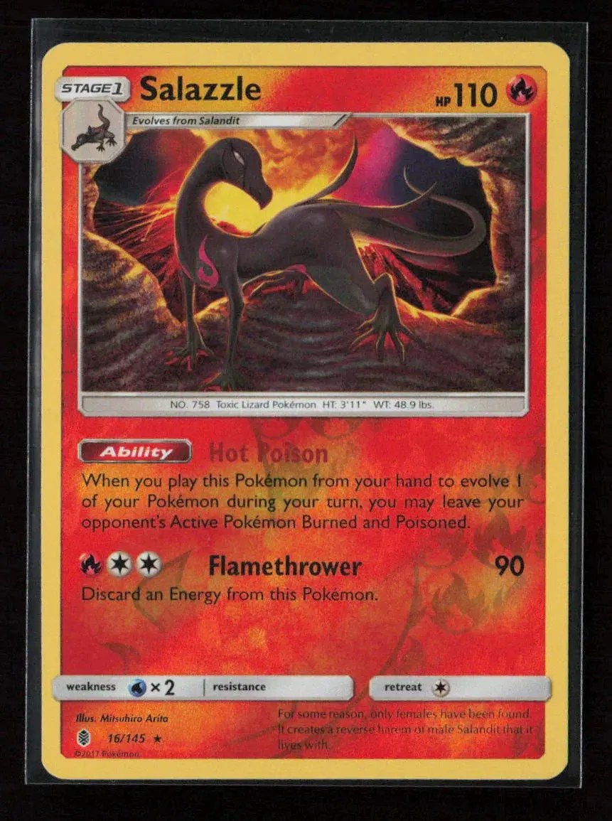 Salazzle Rare Sm - Guardians Rising 16/145 Lp 1