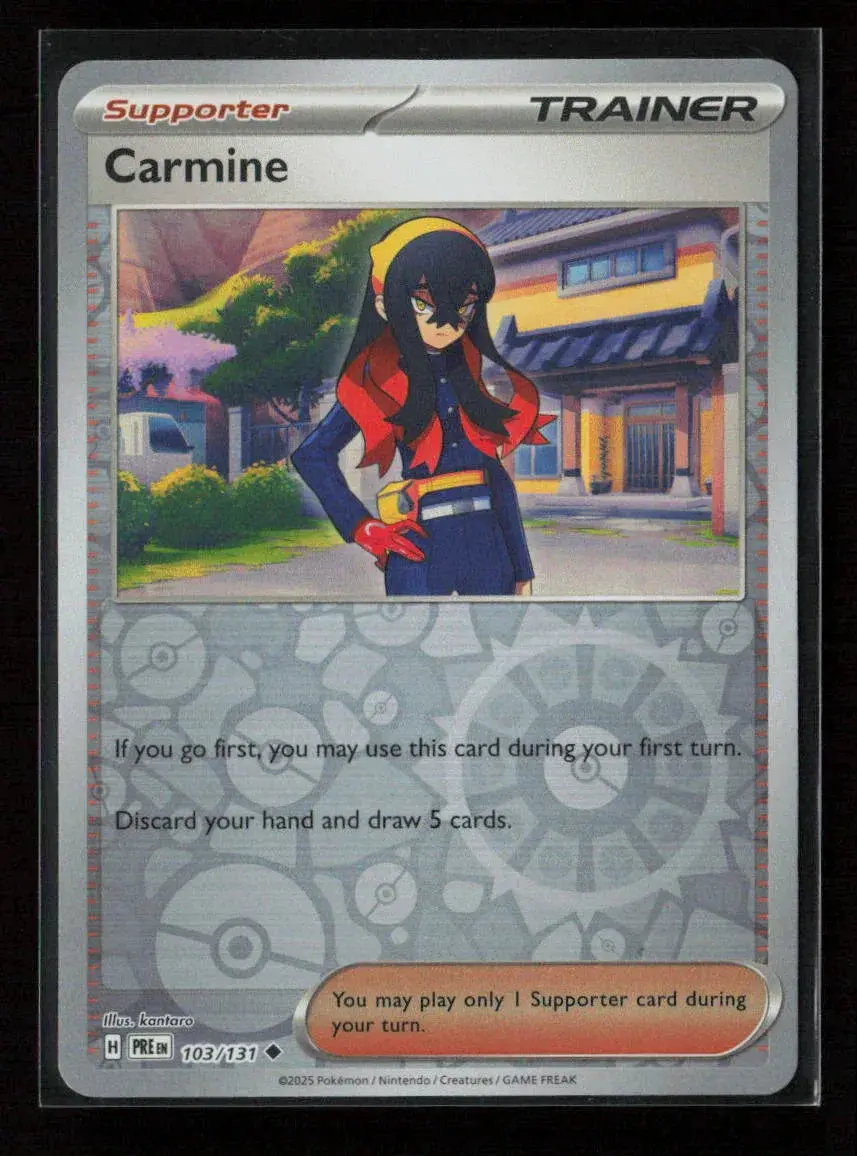 Carmine Uncommon Sv: Prismatic Evolutions 103/131 Nm 1
