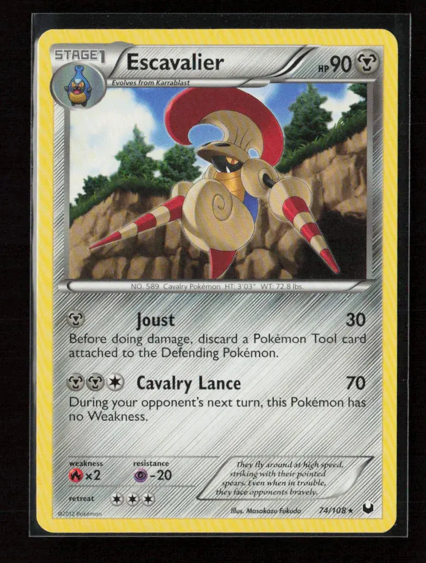 Escavalier Rare Dark Explorers 74/108 Lp 1