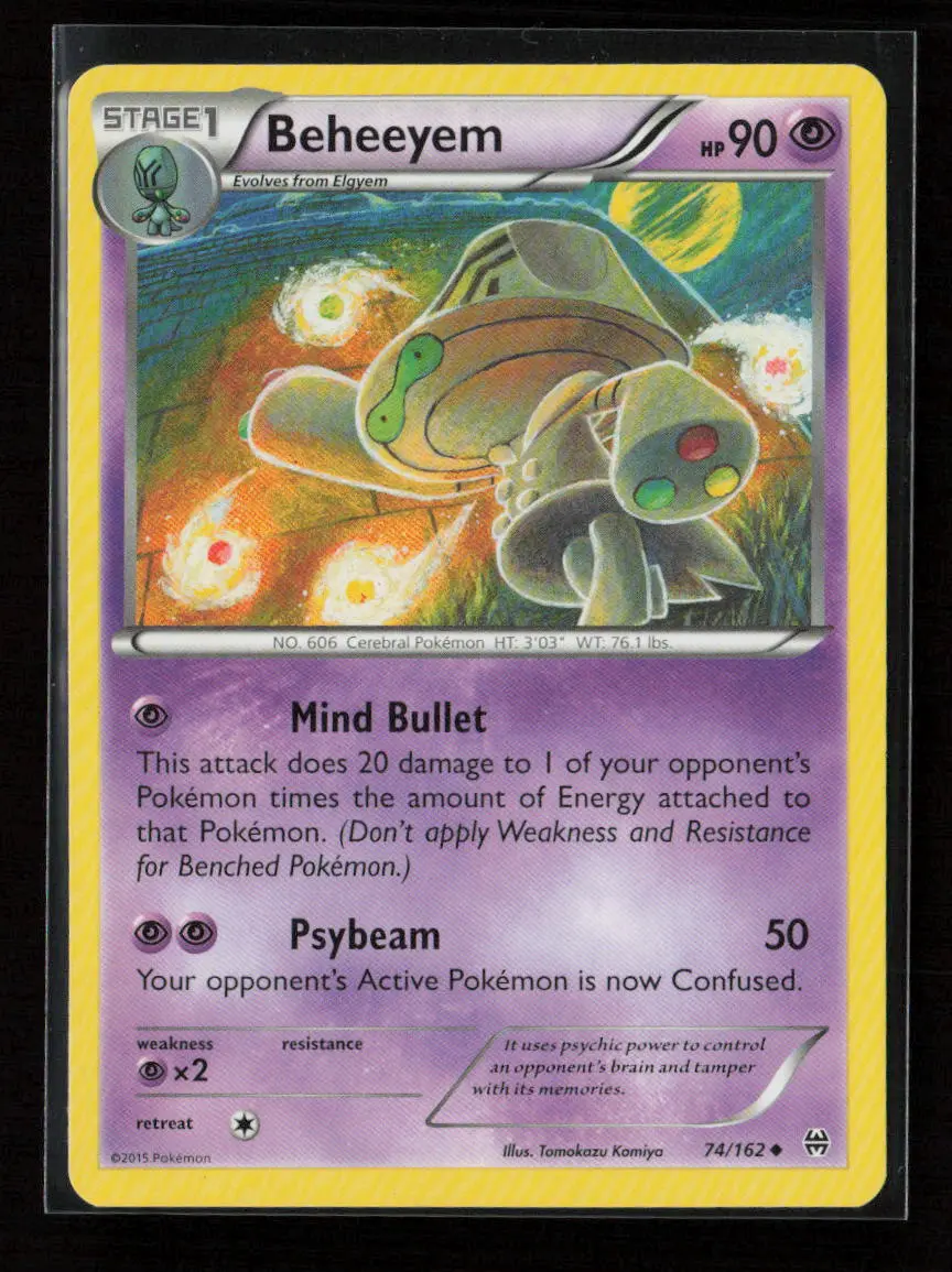 Beheeyem Uncommon Xy - Breakthrough 74/162 Lp 1
