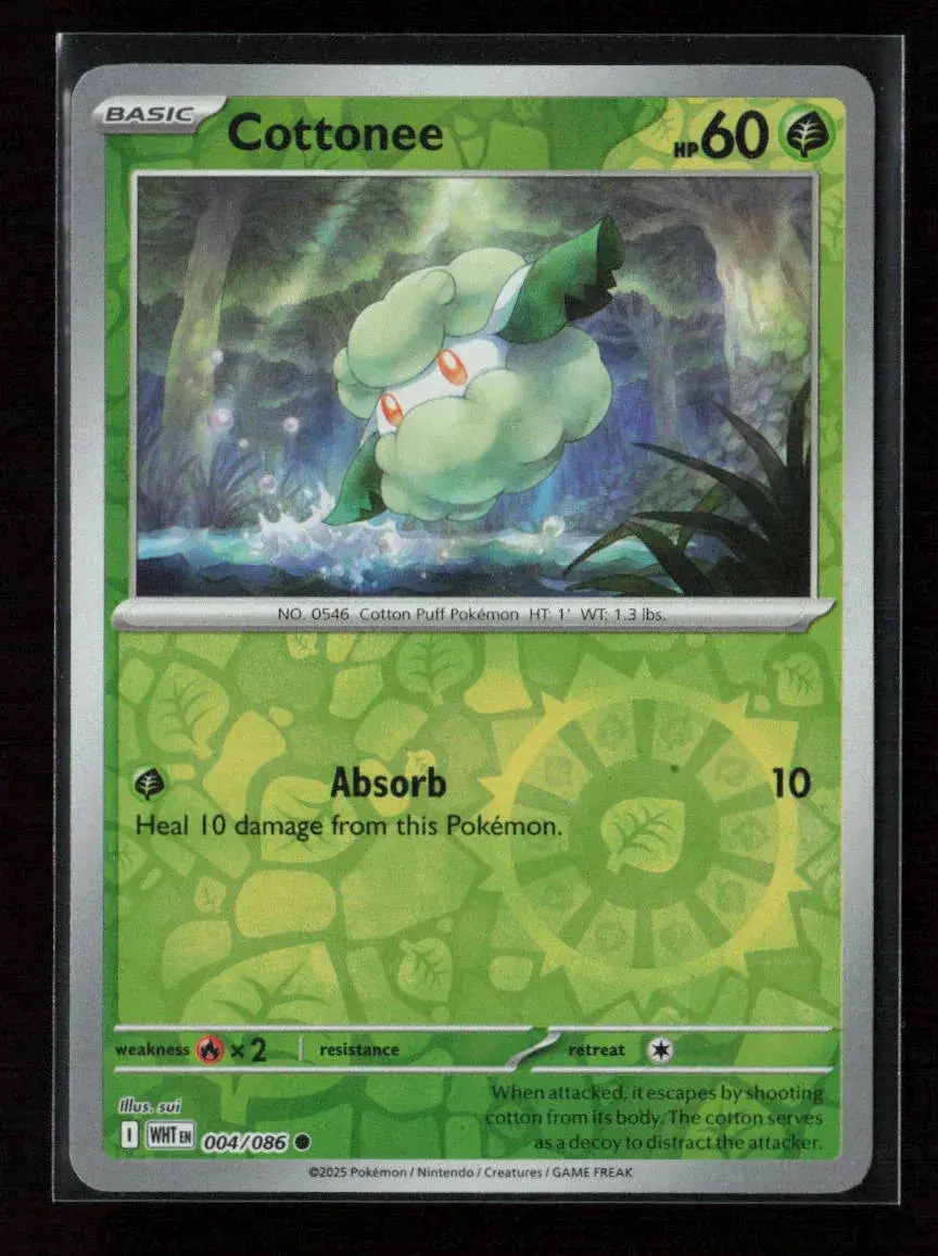 Cottonee Common Sv: White Flare 004/086 Nm 1