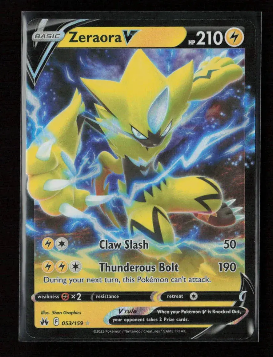 Zeraora V Ultra Rare Crown Zenith 053/159 Nm 1