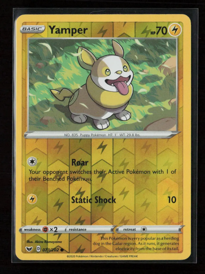 Yamper (073) Common Swsh01: Sword & Shield Base Set 073/202 Nm 1