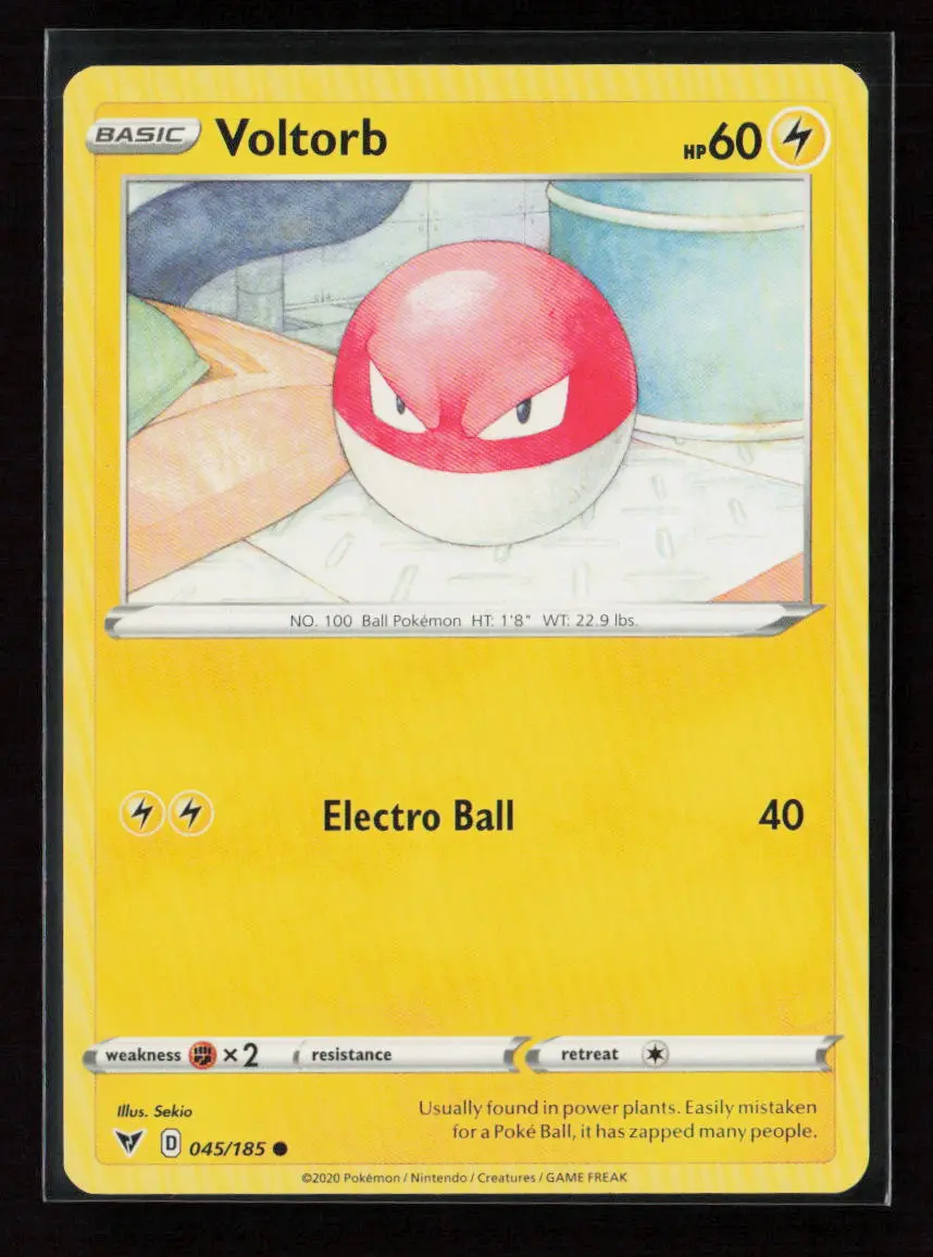 Voltorb Common Swsh04: Vivid Voltage 045/185 Lp 1