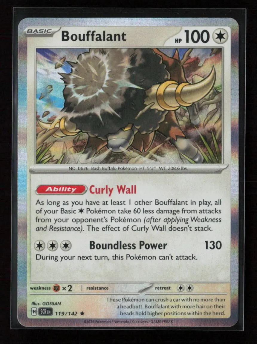 Bouffalant Rare Deck Exclusives 119/142 Nm 1