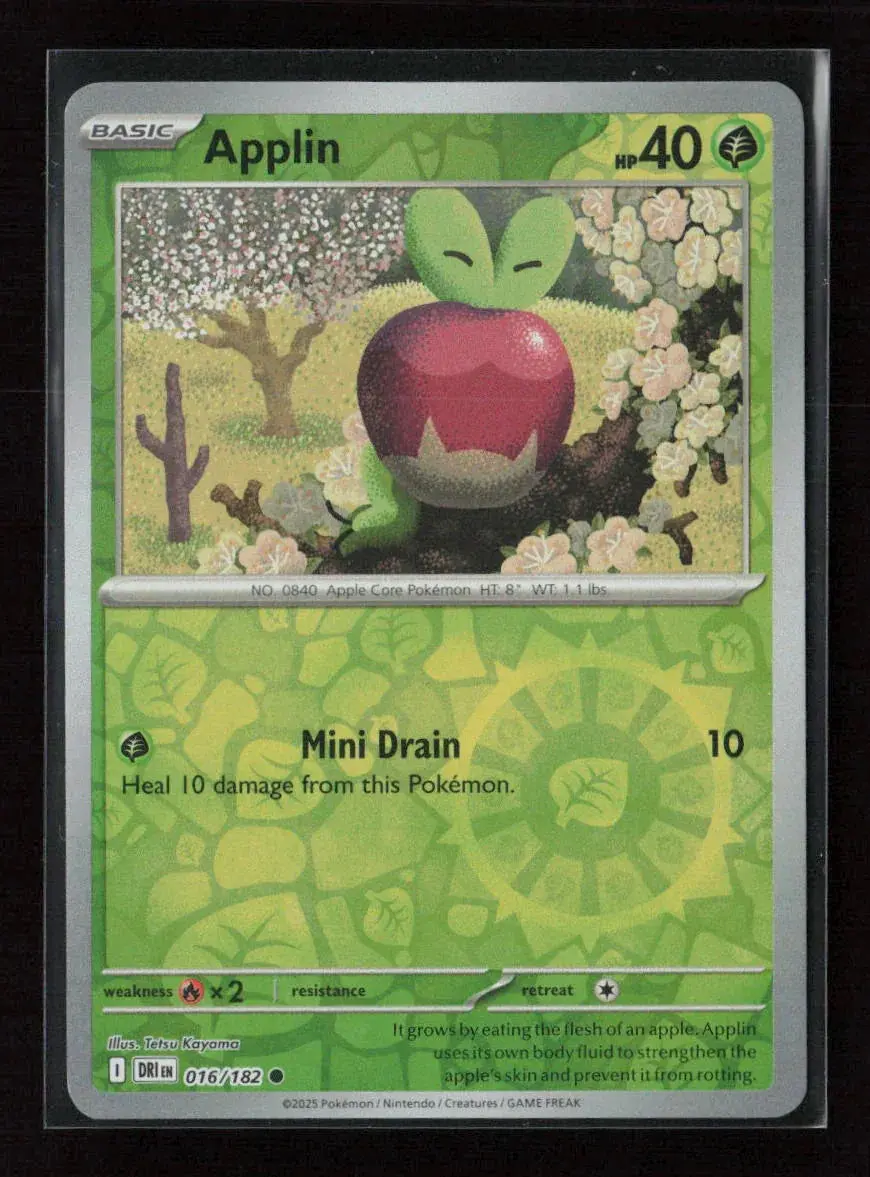 Applin Common Sv10: Destined Rivals 016/182 Nm 1