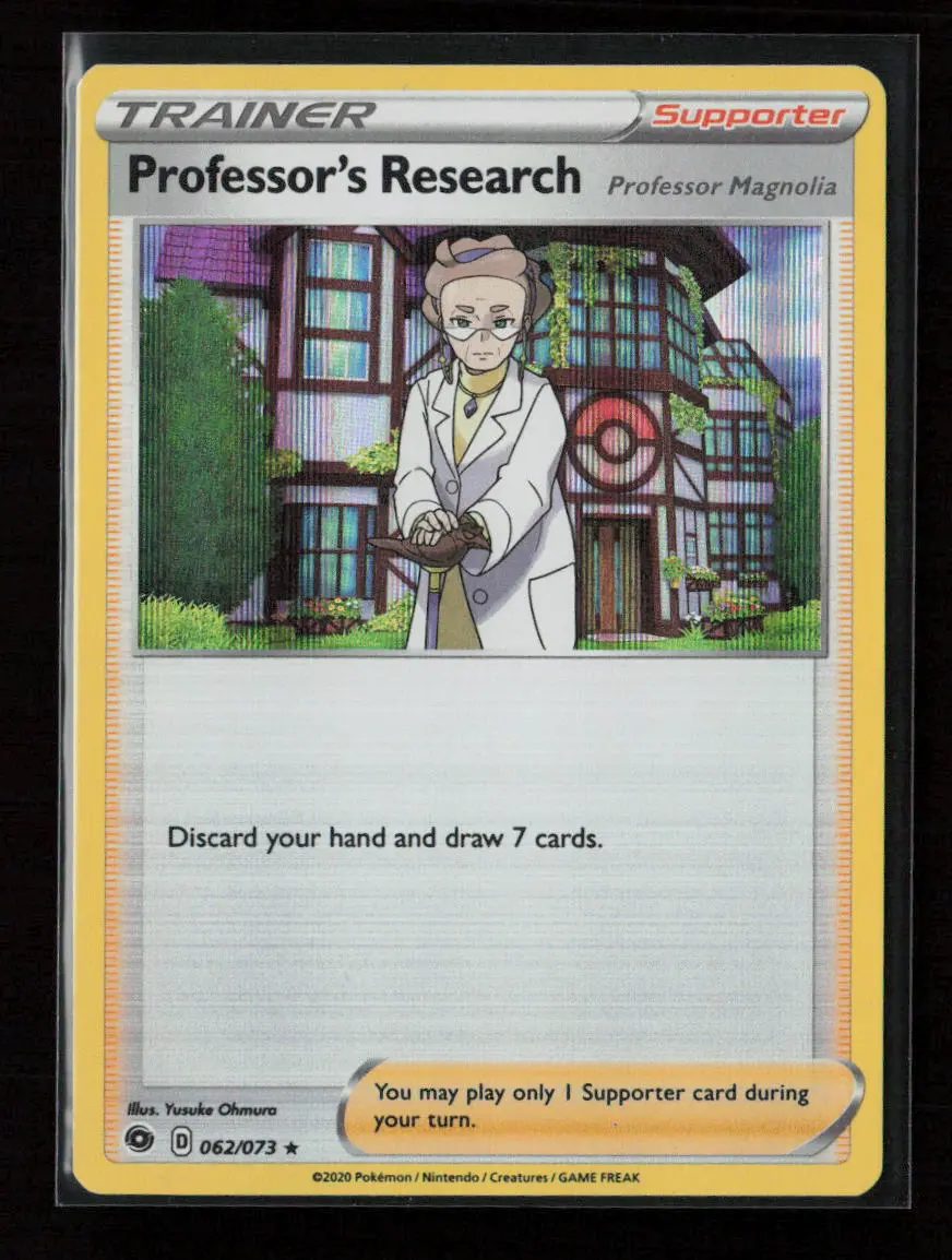 Professor's Research Holo Rare Champion's Path 62/73 Nm 1