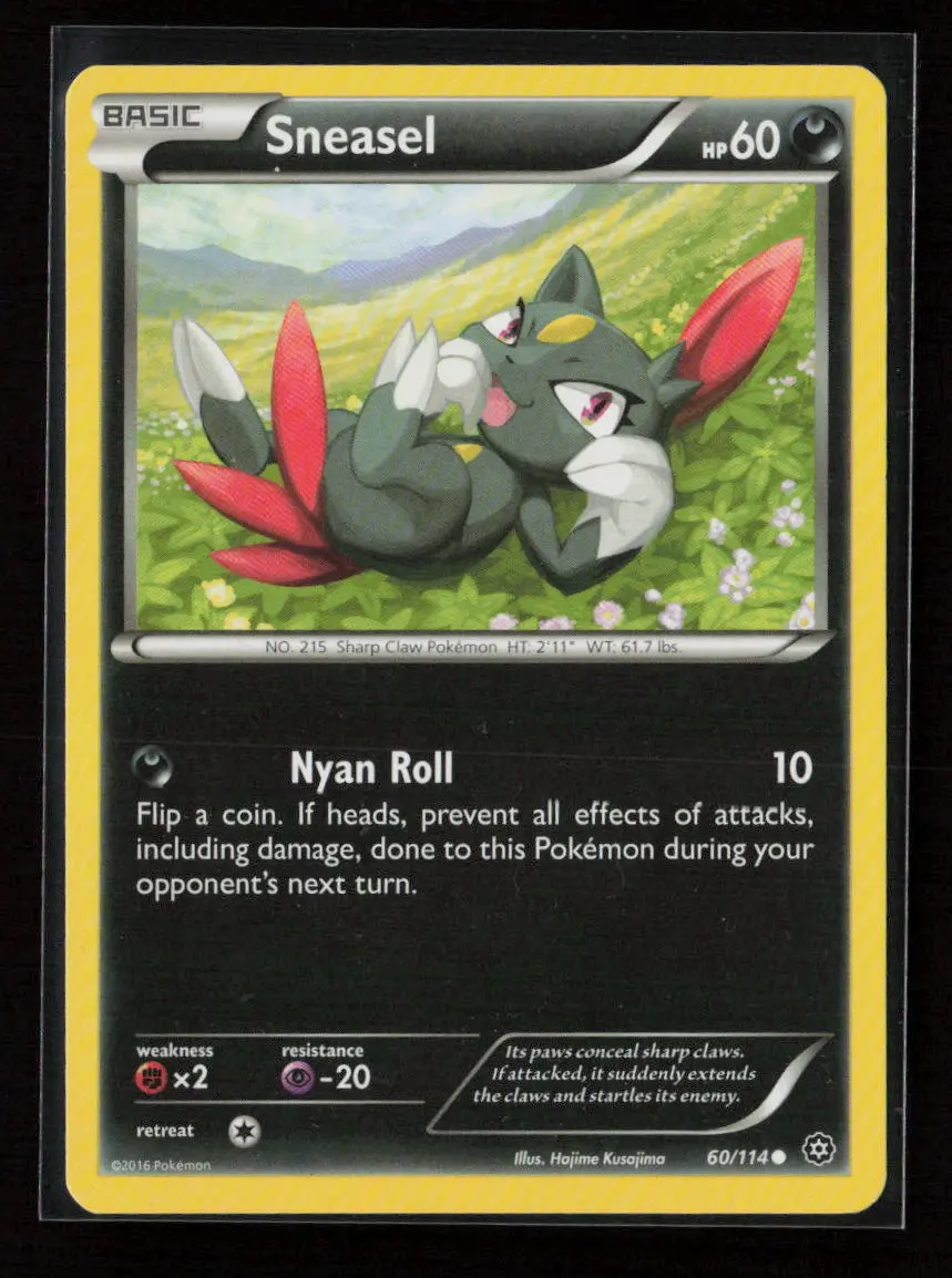 Sneasel Common Xy - Steam Siege 60/114 Lp 1