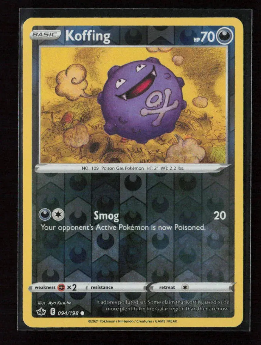 Koffing Common Swsh06: Chilling Reign 094/198 Lp 1