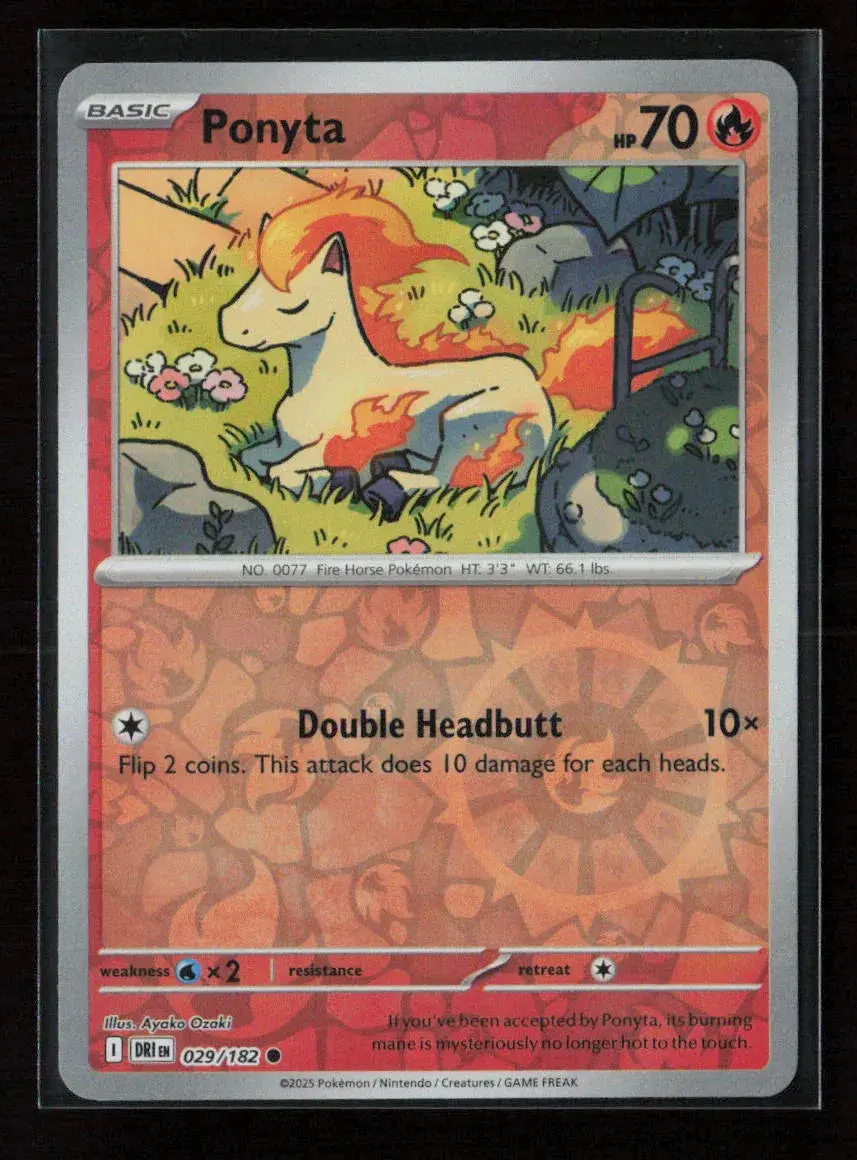 Ponyta Common Sv10: Destined Rivals 029/182 Nm 1