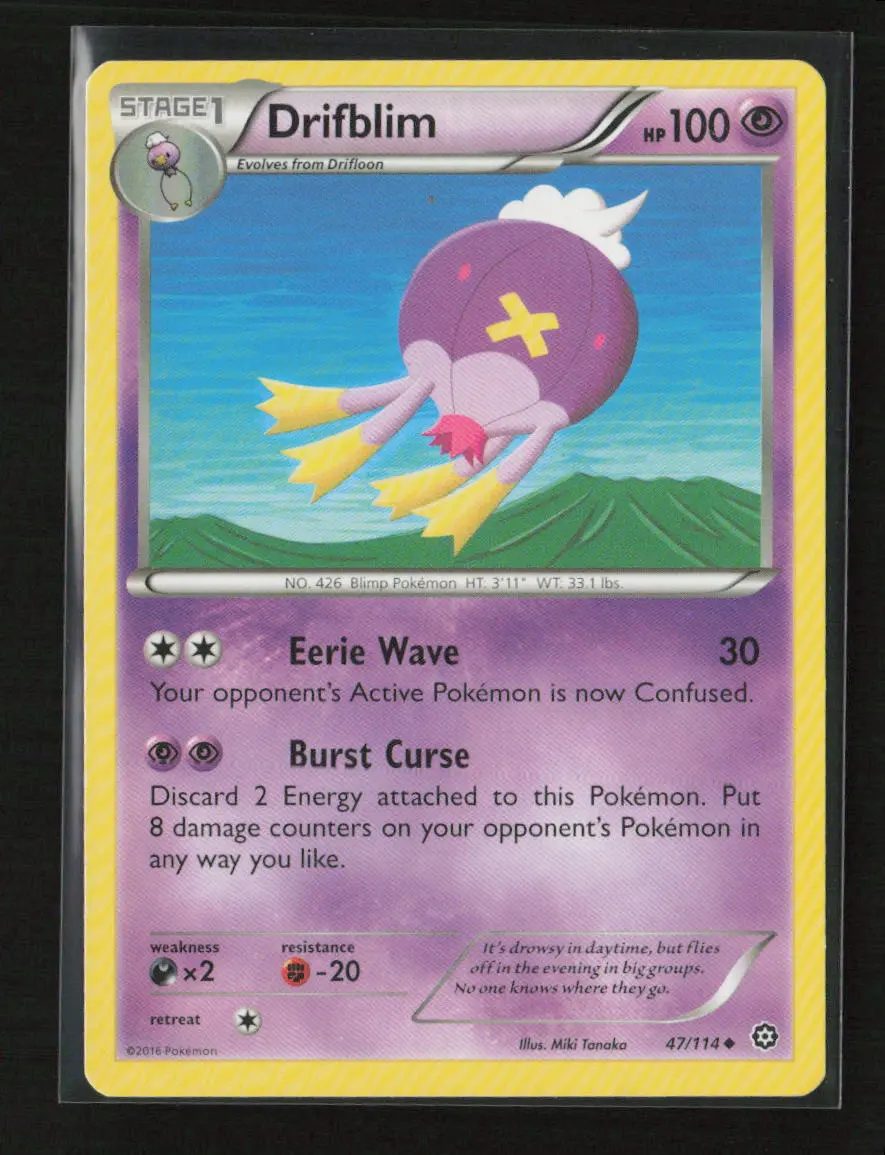 Drifblim Uncommon Xy - Steam Siege 47/114 Mp 1