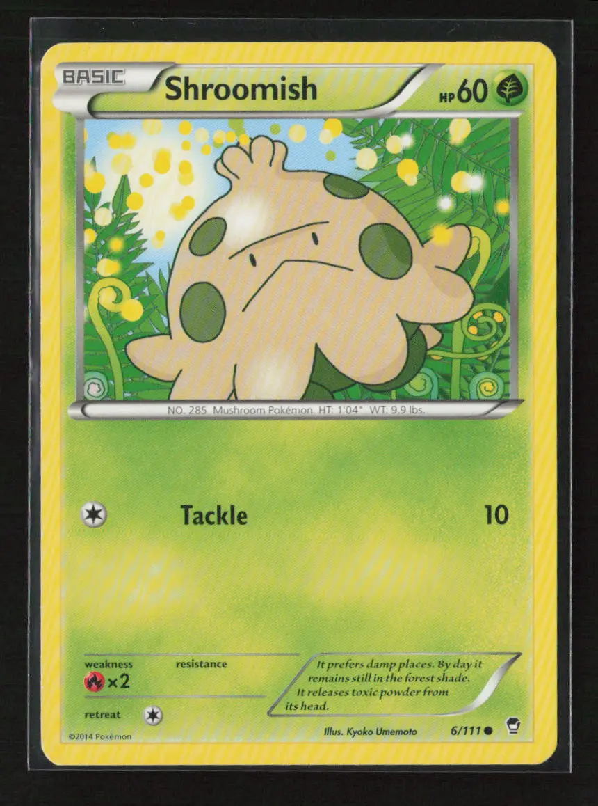 Shroomish Common Xy - Furious Fists 6/111 Lp 1