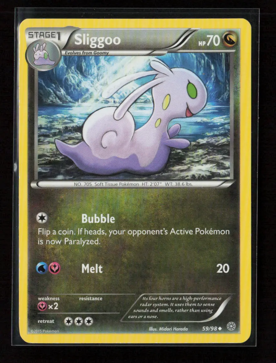 Sliggoo Uncommon Xy - Ancient Origins 59/98 Lp 1