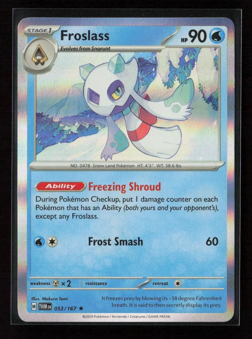 Froslass - Rare Sv06: Twilight Masquerade 053/167 Nm 1