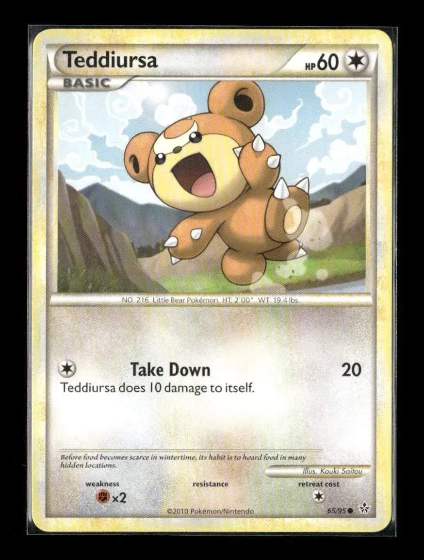 Teddiursa Common Unleashed 65/95 Lp 1