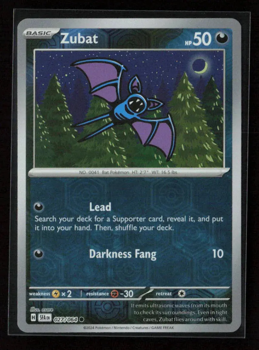 Zubat Common Sv: Shrouded Fable 027/064 Nm 1